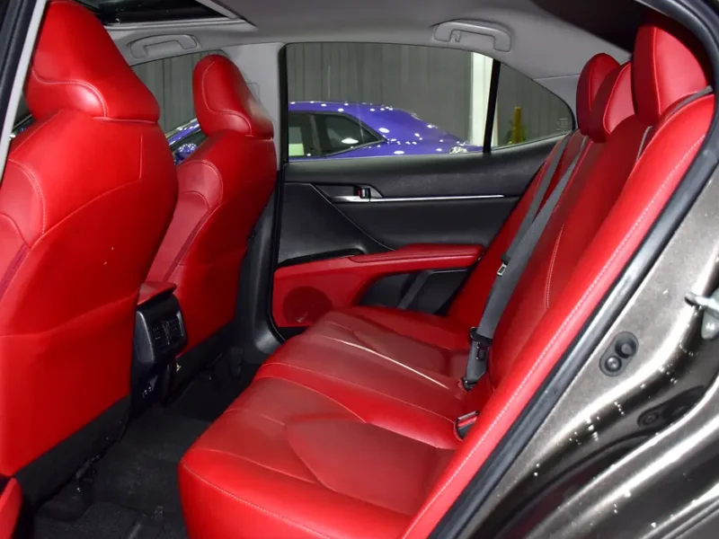 2022 Toyota Camry Sport 6 Cylinders Petrol Engine Brown Red Sedan GCC Specs Automatic
