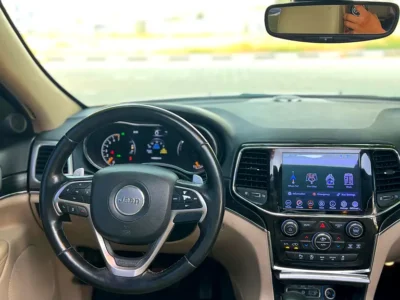 2020 Jeep Cherokee Limited 3.2 Liters V6 Engine Blue Beige SUV GCC Specs Pristine Condition