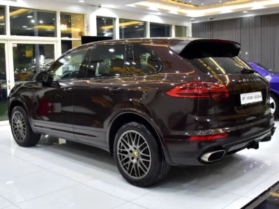 2018 Porsche Cayenne Standard 6 Cylinders Petrol Engine Brown Beige SUV American Specs