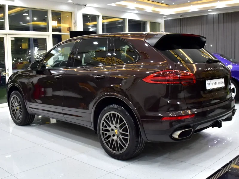 2018 Porsche Cayenne Standard 6 Cylinders Petrol Engine Brown Beige SUV American Specs