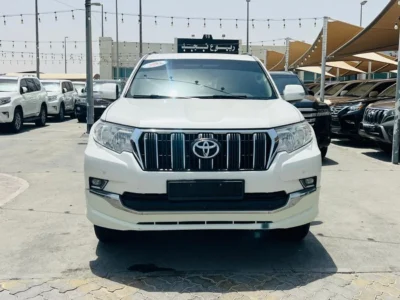 2021 Toyota Prado GXR 4.0 Litres V6 Petrol Engine White Beige SUV GCC Specs FULL OPTIONS