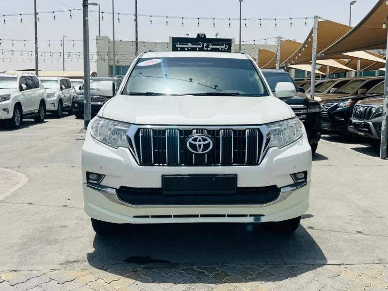 2021 Toyota Prado GXR 4.0 Litres V6 Petrol Engine White Beige SUV GCC Specs FULL OPTIONS