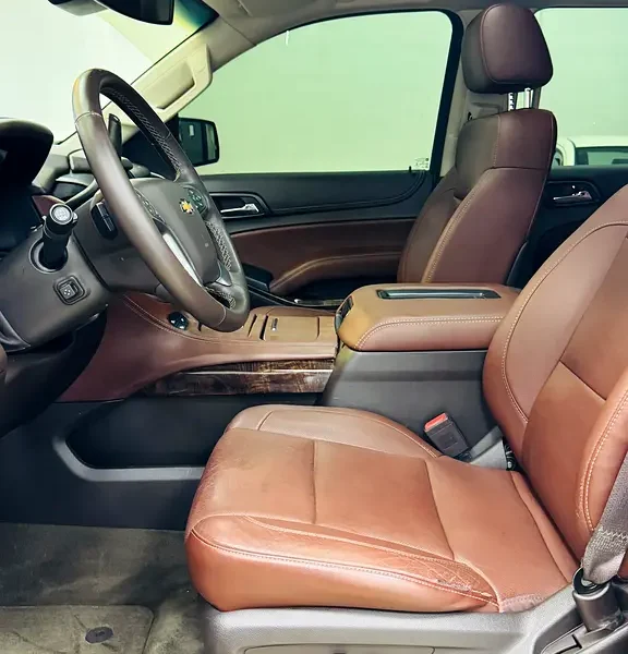 2015 Chevrolet Tahoe LTZ 8 Cylinders Petrol Engine Gold Brown SUV GCC Specs Full Option