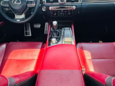 2019 LEXUS GS350 F-SPORT 3.5 Litres V6 Petrol Engine White Red Sedan American Specs