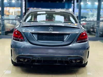 2017 Mercedes-Benz C-Class C200 Facelifted into 2021 Full Kit AMG C63S Grey Red Sedan