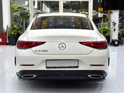 2019 Mercedes-Benz CLS-Class CLS 350 4 Cylinders Petrol Engine White Red Sedan GCC Specs
