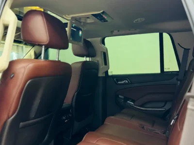 2015 Chevrolet Tahoe LTZ 8 Cylinders Petrol Engine Gold Brown SUV GCC Specs Full Option