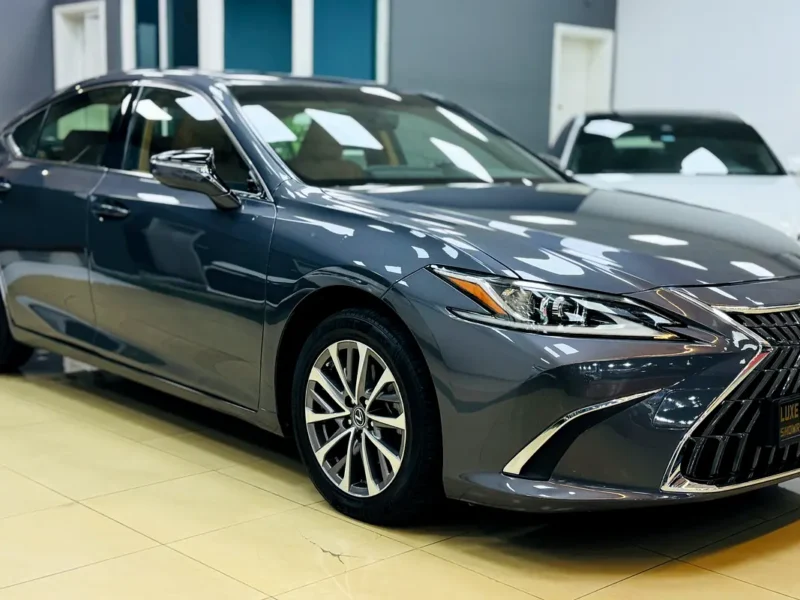 2023 Lexus ES 300h Platinum 4 Cylinders Hybrid Engine Grey Brown Sedan GCC Specs