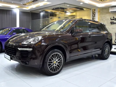 2018 Porsche Cayenne Standard 6 Cylinders Petrol Engine Brown Beige SUV American Specs