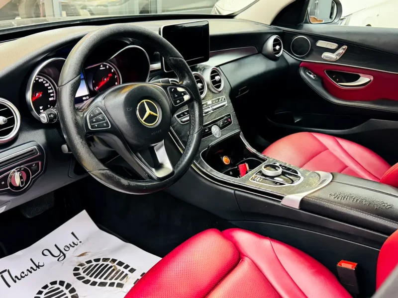 2017 Mercedes-Benz C-Class C200 Facelifted into 2021 Full Kit AMG C63S Grey Red Sedan