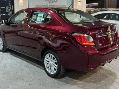 2026 MITSUBISHI ATTRAGE GLX 1.2-liter 3-Cylinder Petrol Engine Red Beige Sedan GCC Specs
