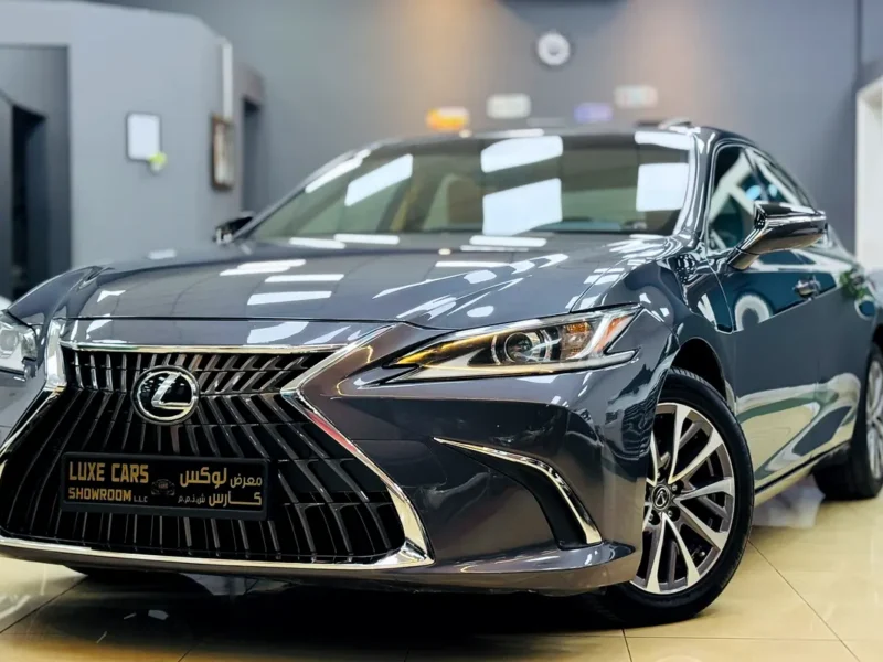 2023 Lexus ES 300h Platinum 4 Cylinders Hybrid Engine Grey Brown Sedan GCC Specs
