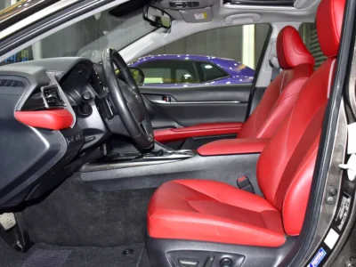 2022 Toyota Camry Sport 6 Cylinders Petrol Engine Brown Red Sedan GCC Specs Automatic