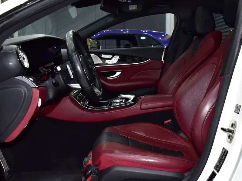 2019 Mercedes-Benz CLS-Class CLS 350 4 Cylinders Petrol Engine White Red Sedan GCC Specs