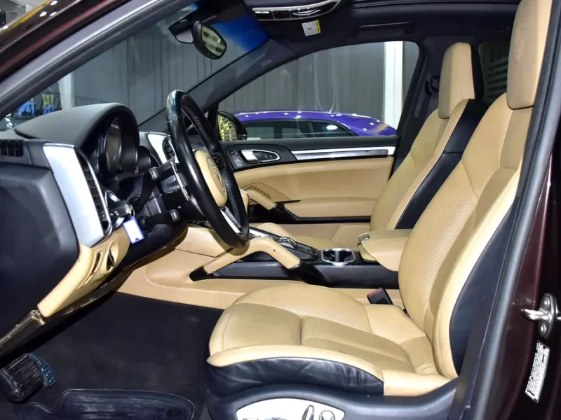 2018 Porsche Cayenne Standard 6 Cylinders Petrol Engine Brown Beige SUV American Specs
