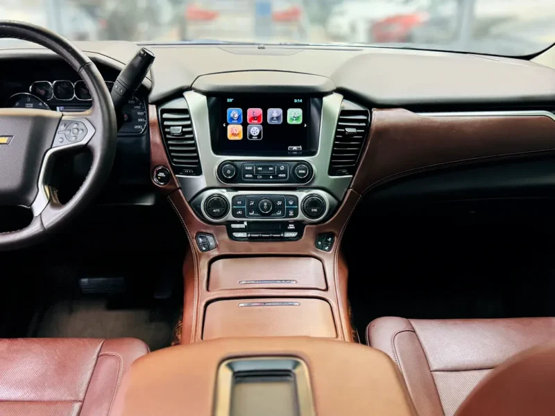 2015 Chevrolet Tahoe LTZ 8 Cylinders Petrol Engine Gold Brown SUV GCC Specs Full Option