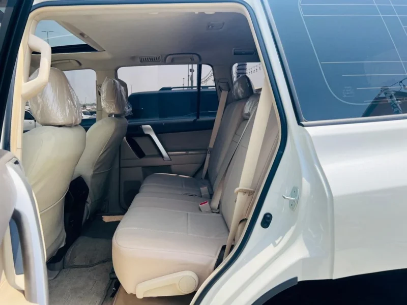 2021 Toyota Prado GXR 4.0 Litres V6 Petrol Engine White Beige SUV GCC Specs FULL OPTIONS