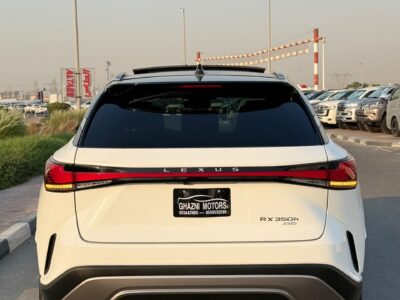 2024 LEXUS RX 350H LUXURY 2.5 Litres V4 Petrol Hybrid Engine White Black Sedan Full Option