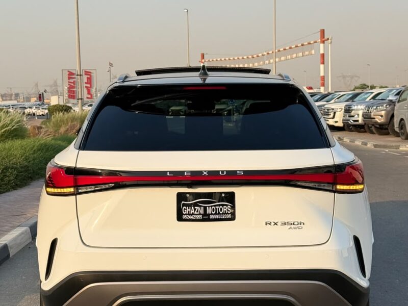 2024 LEXUS RX 350H LUXURY 2.5 Litres V4 Petrol Hybrid Engine White Black Sedan Full Option
