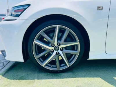 2019 LEXUS GS350 F-SPORT 3.5 Litres V6 Petrol Engine White Red Sedan American Specs