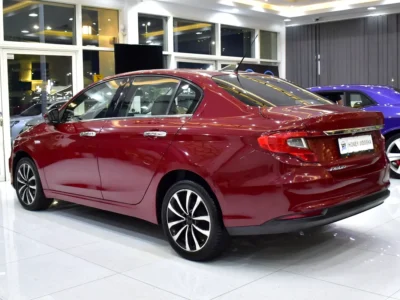 2017 Dodge Neon SE 4 Cylinders Petrol Engine Red Beige Sedan GCC Specs Automatic