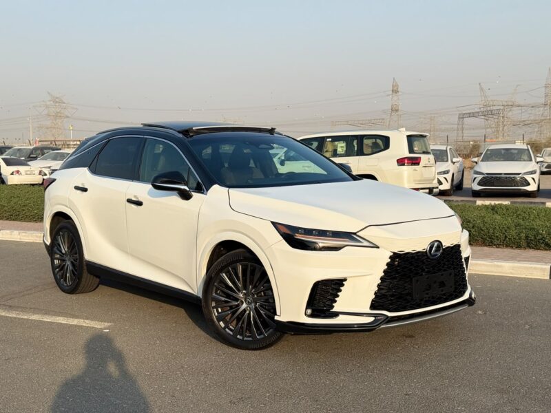 2024 LEXUS RX 350H LUXURY 2.5 Litres V4 Petrol Hybrid Engine White Black Sedan Full Option
