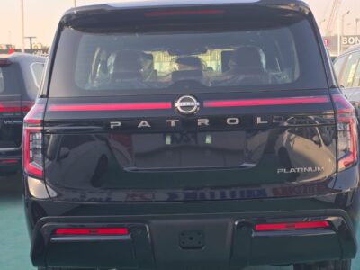 2026 NISSAN PATROL SE PLATINUM 3.8 Litres V6 Petrol Engine Black Red SUV GCC Specs