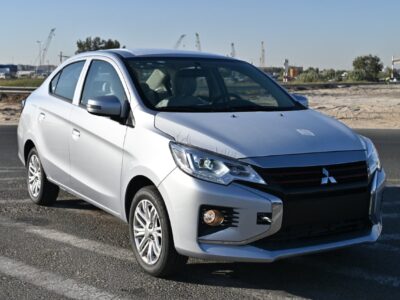 2026 MITSUBISHI ATTRAGE GLX 1.2-liter 3-Cylinder Petrol Engine Silver White Sedan GCC Specs