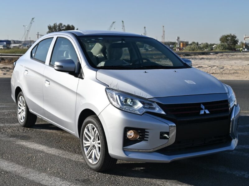 2026 MITSUBISHI ATTRAGE GLX 1.2-liter 3-Cylinder Petrol Engine Silver White Sedan GCC Specs