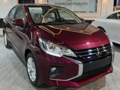 2026 MITSUBISHI ATTRAGE GLX 1.2-liter 3-Cylinder Petrol Engine Red Beige Sedan GCC Specs
