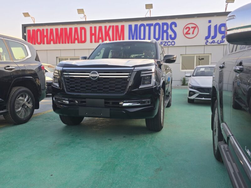 2026 NISSAN PATROL SE PLATINUM 3.8 Litres V6 Petrol Engine Black Red SUV GCC Specs
