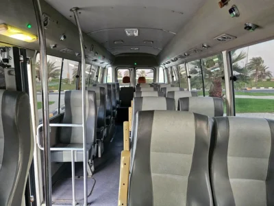 2012 Toyota Coaster 4 Cylinders Diesel Engine White Grey Van MT Very Neat and Clean 30 Seater