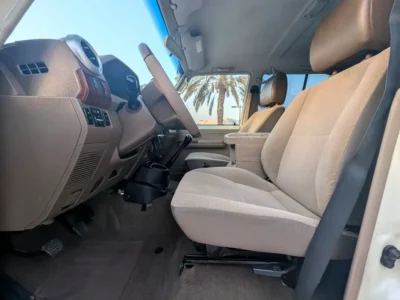 2018 Toyota Land Cruiser 76 Series 1VD-FTV 4.5L V8 Turbo Diesel White Beige SUV GCC Specs