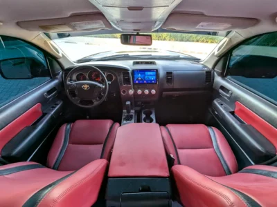 2009 Toyota Tundra TRD Off-Road Facelifted 2025 8 Cylinders Engine Black Red Pickup Truck GCC