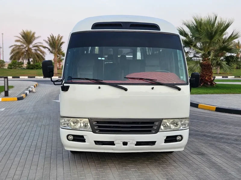 2012 Toyota Coaster 4 Cylinders Diesel Engine White Grey Van MT Very Neat and Clean 30 Seater
