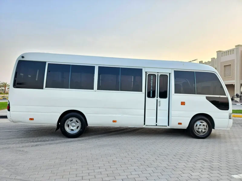 2012 Toyota Coaster 4 Cylinders Diesel Engine White Grey Van MT Very Neat and Clean 30 Seater