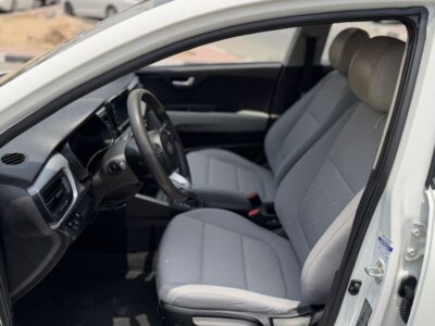 2021 Kia Rio LX 1.4 Litres 4 Cylinders Petrol Engine White Beige Sedan GCC Specs Automatic