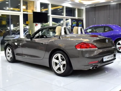 2012 BMW Z4 sDrive23i 6 Cylinders Petrol Engine Brown Beige Hard Top Convertible GCC