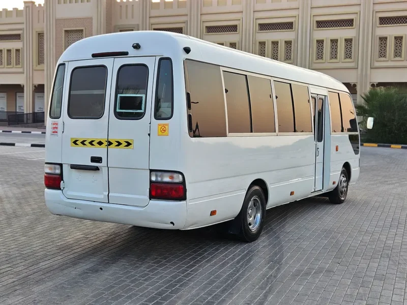 2012 Toyota Coaster 4 Cylinders Diesel Engine White Grey Van MT Very Neat and Clean 30 Seater