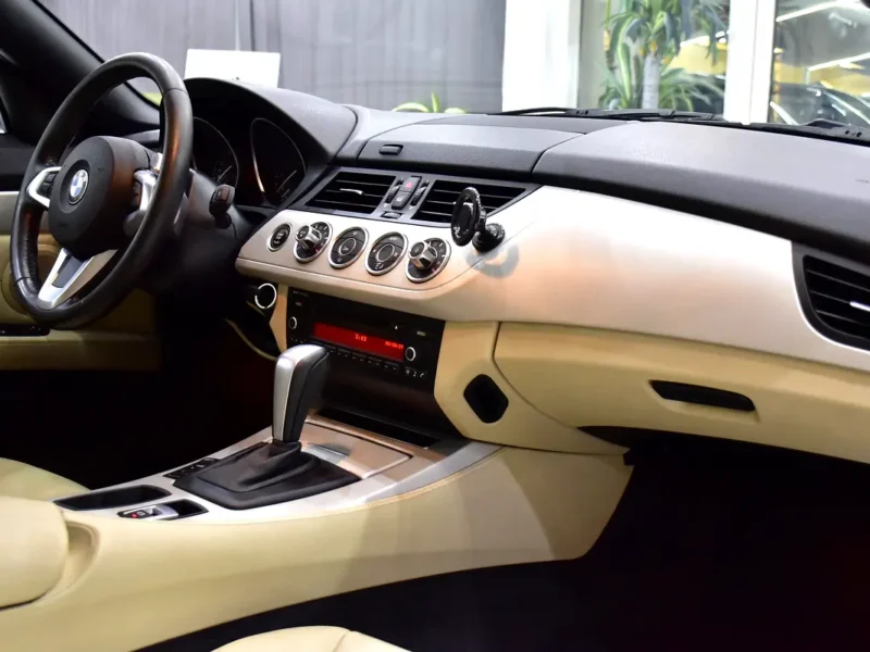 2012 BMW Z4 sDrive23i 6 Cylinders Petrol Engine Brown Beige Hard Top Convertible GCC