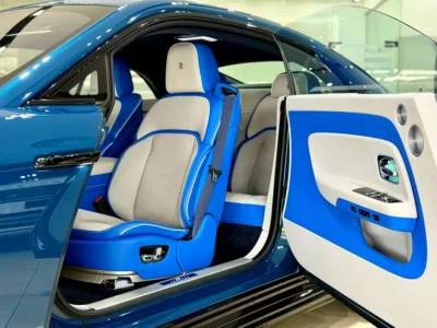 2025 Rolls-Royce Spectre Black Badge Electric Vehicle Blue Coupe GCC Specs Automatic