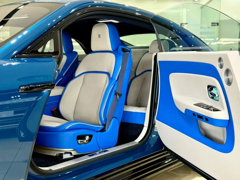 2025 Rolls-Royce Spectre Black Badge Electric Vehicle Blue Coupe GCC Specs Automatic