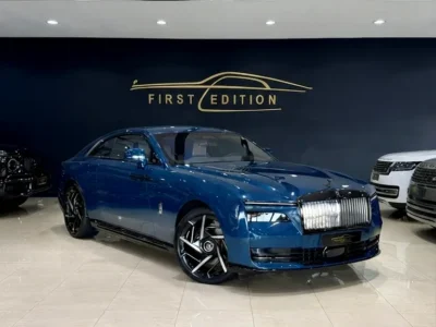 2025 Rolls-Royce Spectre Black Badge Electric Vehicle Blue Coupe GCC Specs Automatic
