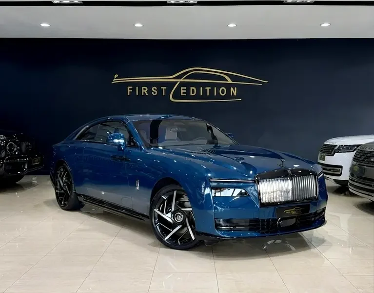 2025 Rolls-Royce Spectre Black Badge Electric Vehicle Blue Coupe GCC Specs Automatic