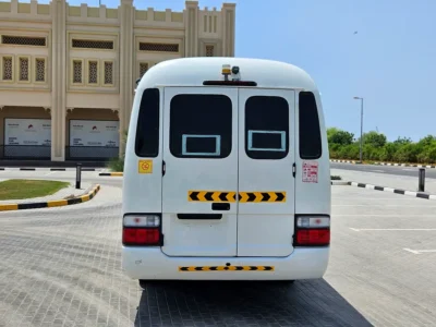 2012 Toyota Coaster 4 Cylinders Diesel Engine White Maroon Van MT Very Neat and Clean 30 Seater