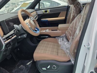 2026 HYUNDAI SANTA FE 2.5L Turbocharged 4 Cylinders Petrol Engine White Tan SUV GCC