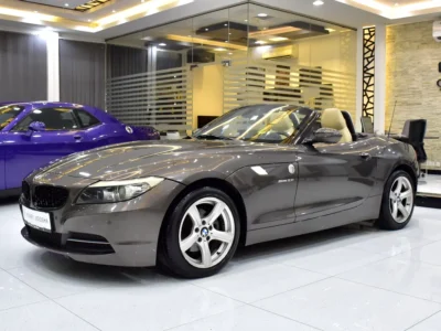 2012 BMW Z4 sDrive23i 6 Cylinders Petrol Engine Brown Beige Hard Top Convertible GCC
