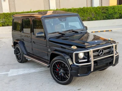 2014 Mercedes-Benz G 63 AMG 5.5L Twin-Turbo V8 Petrol Engine Black Luxury SUV Full Option GCC