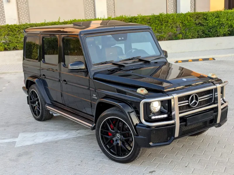 2014 Mercedes-Benz G 63 AMG 5.5L Twin-Turbo V8 Petrol Engine Black Luxury SUV Full Option GCC