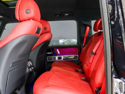 2022 Mercedes-Benz G-Class G 63 AMG 4.0L V8 Biturbo Petrol Engine Black Maroon SUV
